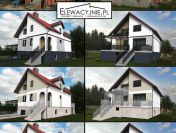 Projekt elewacji, wizualizacje 2D/3D, projekty elewacja domu