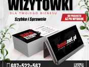 Wizytówki Nowy Sącz, Ulotki, Banery, Naklejki Nowy Sącz