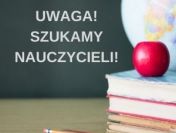 Zatrudnimy nauczyciela!