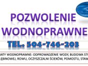 Operat wodnoprawny dla oczyszczalni ścieków, tel. 504-746-203,