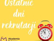 Ostatnia szansa na zapis!