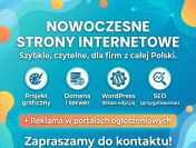Strony internetowe dla firm + wsparcie reklamowe na portalach ogłoszeniowych
