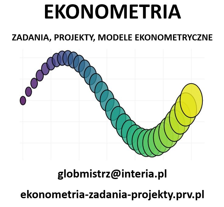 EKONOMETRIA - ZADANIA, PROJEKTY, MODELE EKONOMETRYCZNE Białystok - Zdjęcie 1