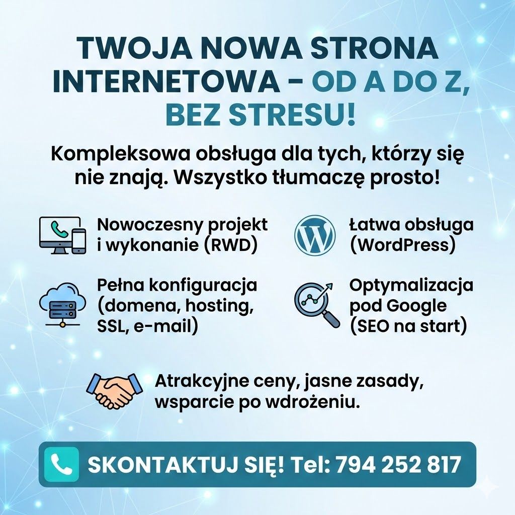 Strony internetowe TANIO od A do Z | Tanio strony www cała Polska - Zdjęcie 1