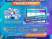 Reklama Twojej firmy + darmowa strona internetowa ONE PAGE/ Wystawianie ogłoszeń