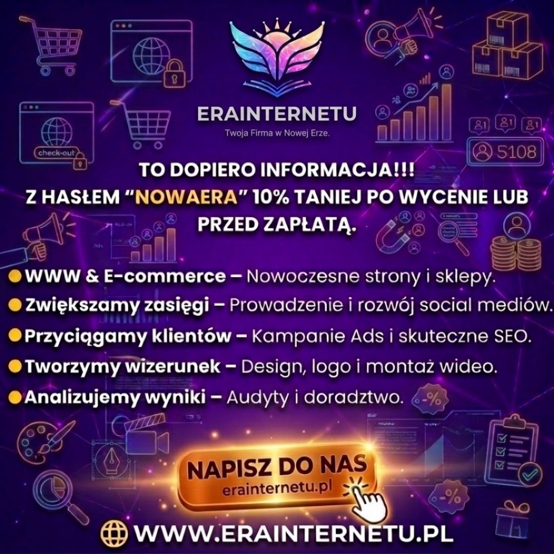 Twój biznes zasługuje na nowoczesną stronę! Projektowanie WWW i E-commerce Białystok - Zdjęcie 1