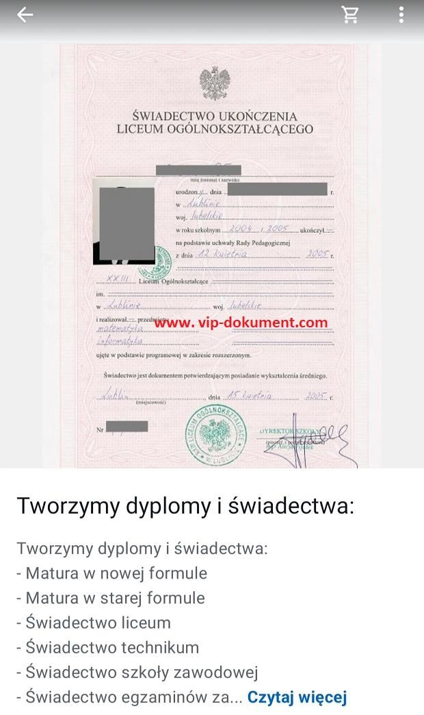 Oferujemy, średnie, mature, licencjat, magistra, inżyniera Białystok - Zdjęcie 1