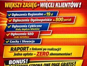 Opublikujemy Twoje ogłoszenie na setkach portali + darmowa strona WWW