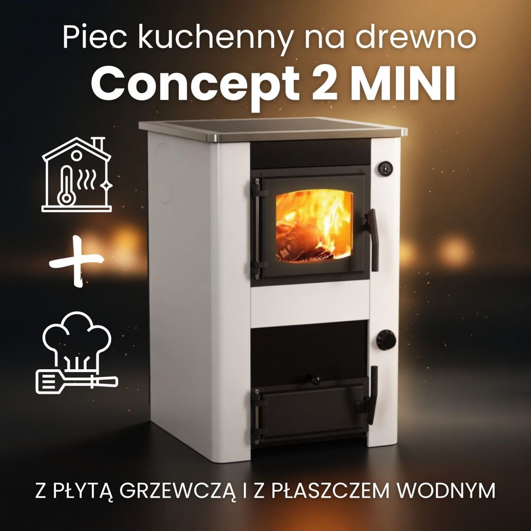 3 w 1 - Piec Kuchenny Concept 2 Mini - 21 kW  - Zdjęcie 1