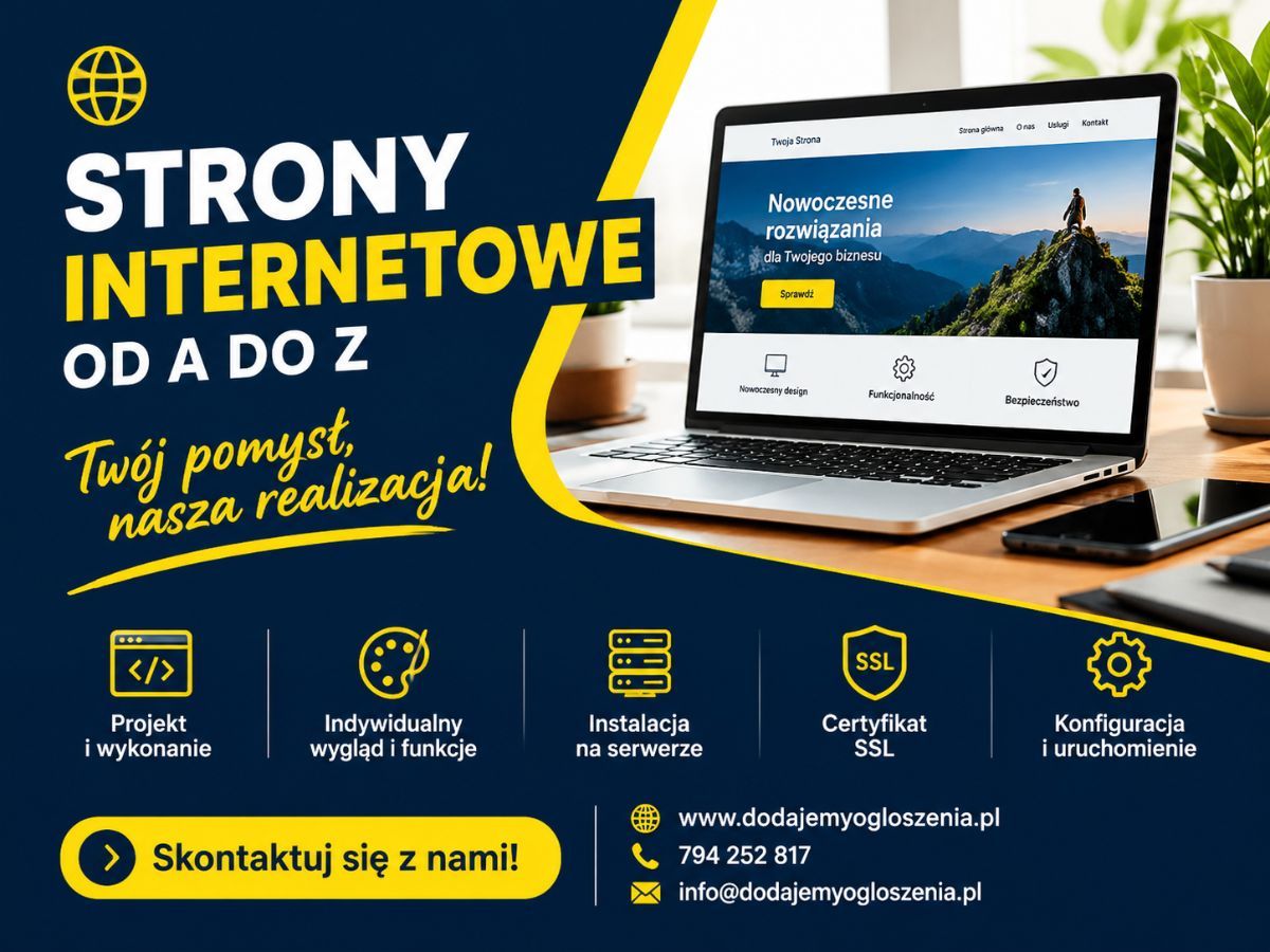 Strony internetowe na zamówienie - od pomysłu do realizacji  - Zdjęcie 1