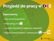 Pracownik produkcji - Niemcy