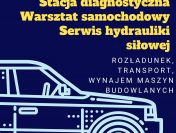 DIAGNOSTYKA POJAZDÓW WYNAJEM MASZYN USŁUGI ROZŁADUNKU TRANSPORT ELTRAS BIAŁYSTOK