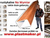 Belki rustykalne na wymiar, imitacja drewna na sufity prosto od producenta